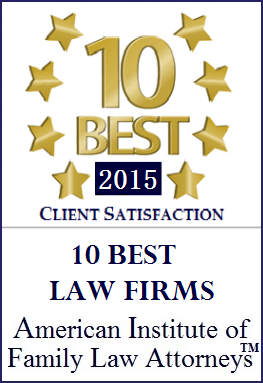 10 Best Client Satisfaction | 10 Best Law Firms | American Institute Of Family Law Attorneys 2015