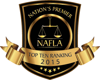 National Academy of Family Law Attorneys Top Ten Ranking 2015